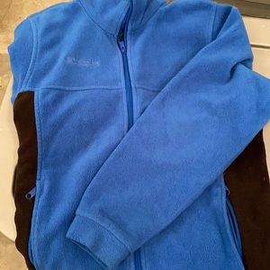 Columbia fleece jacket. Zip up